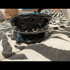 Goth PVC Faux Leather Daddy Hat dolls kill